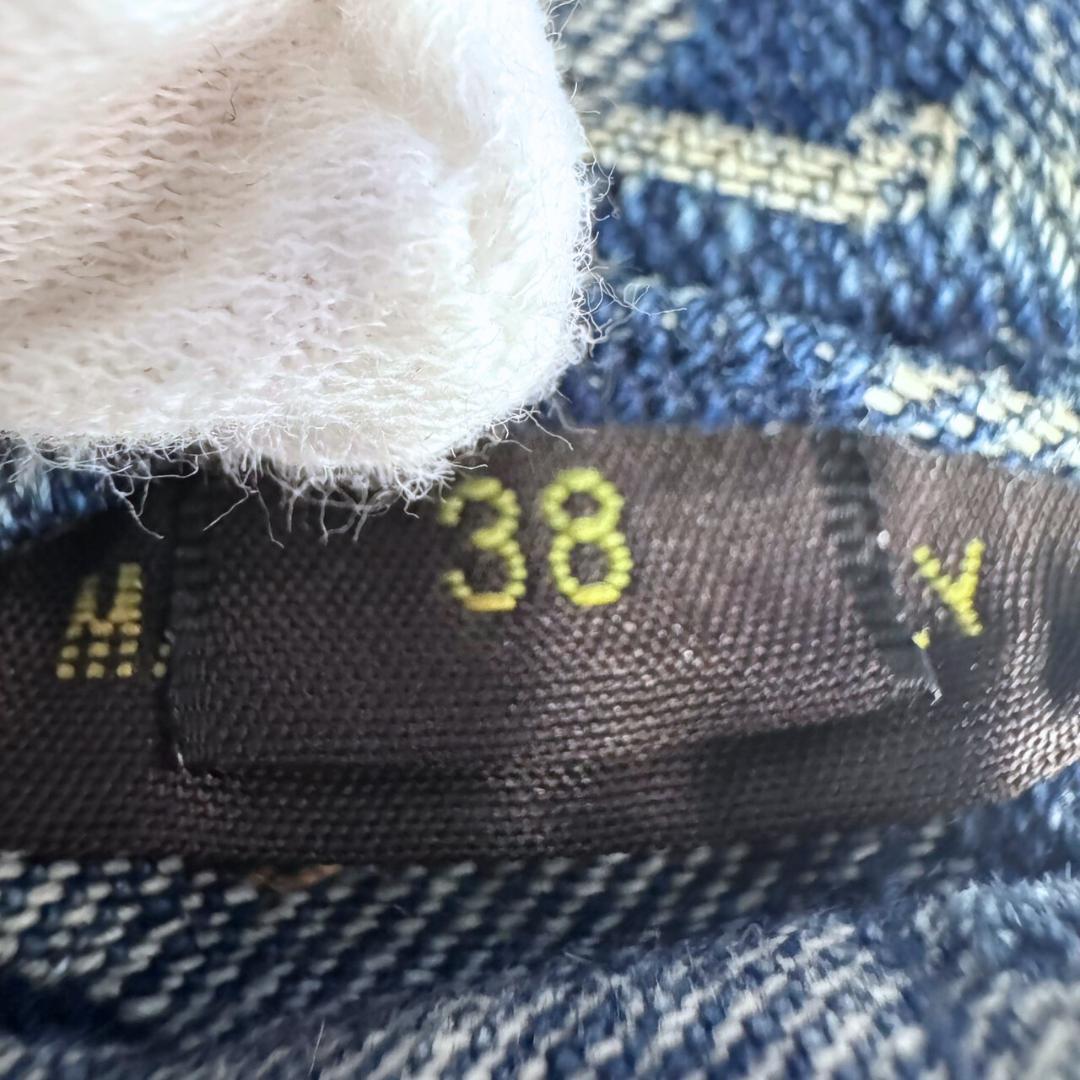 リリナ❤️様 ルイヴィトン デニムパンツ ブルー 38 モノグラムジーンズ