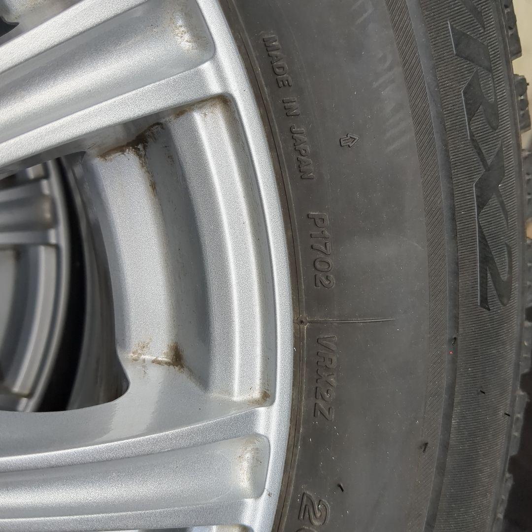 ブリヂストン Blizzak VRX2 15インチ タイヤホイールセット　スノー