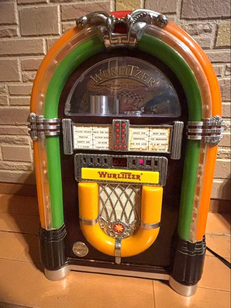 【中古】ジュークボックスミニ　レトロ　インテリア　 ジュークボックス ジャンク