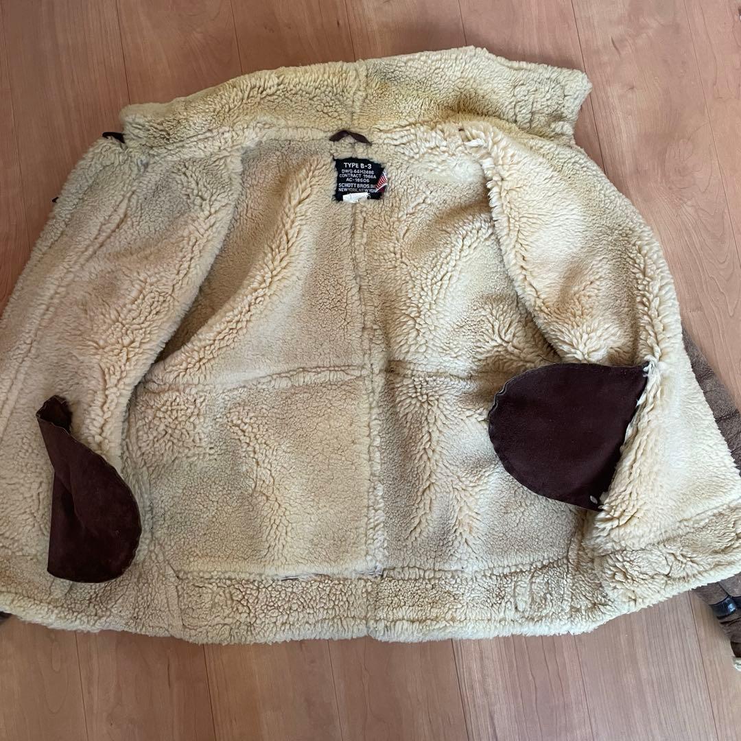 ショット B-3 ムートンジャケット ボマー フライト