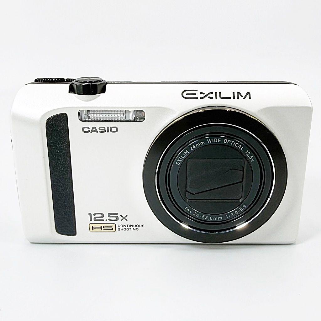 カシオ EXILIM EX-ZR300WE ホワイト コンデジ カメラ 中古