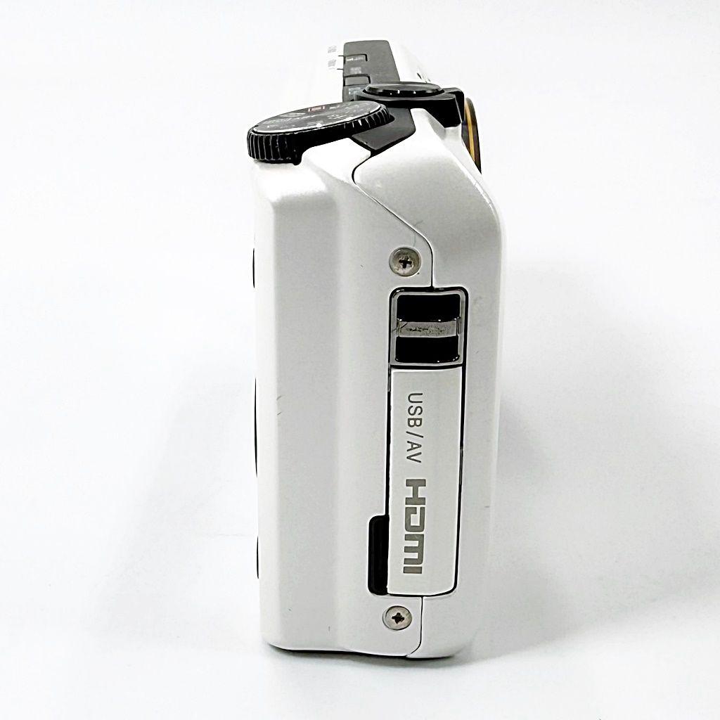 カシオ EXILIM EX-ZR300WE ホワイト コンデジ カメラ 中古