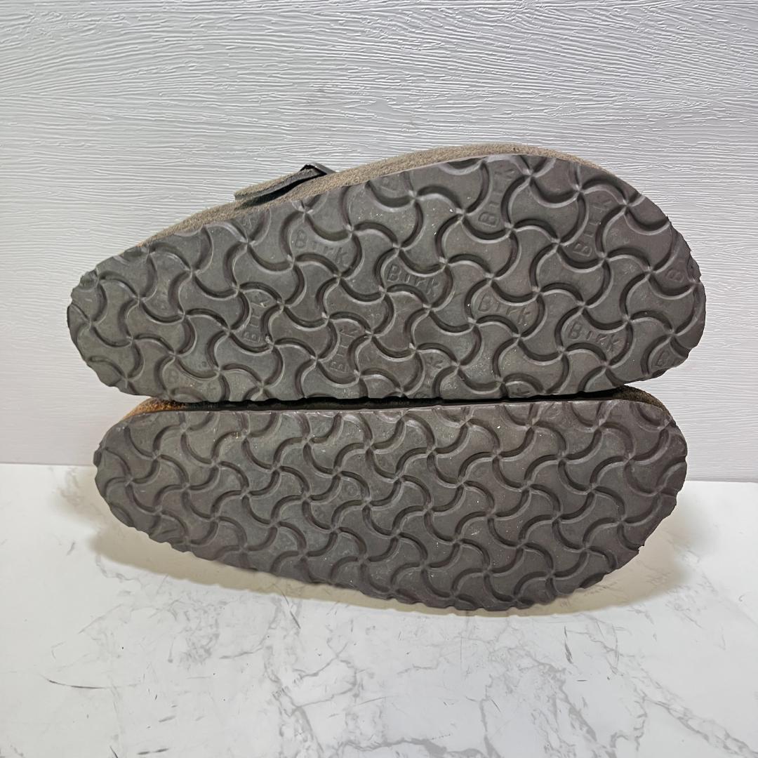 まゆたん ビルケンシュトック ボストン ブラウン 24cm ナロー幅 スウ