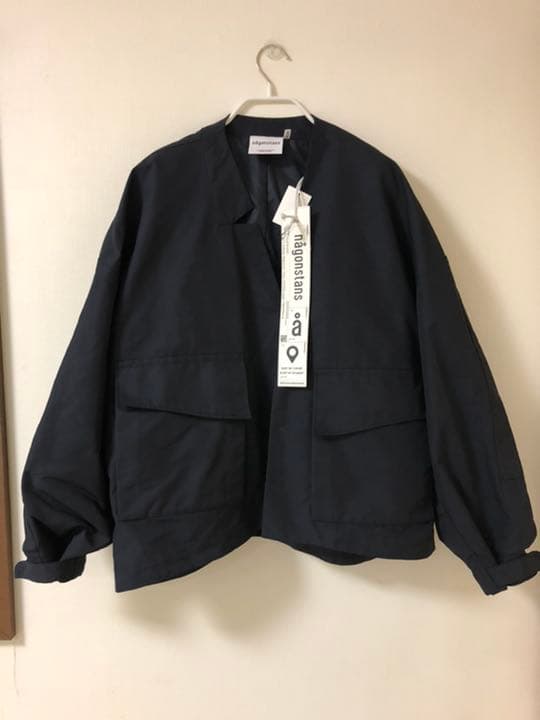 ☆美品☆ナゴンスタンス ミクロッティオックス ノーカラーファティーグジャケット