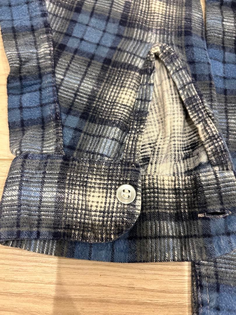 F*J様 60s 70s Sears ネルシャツ シャドウ　オンブレ　ヴィンテー