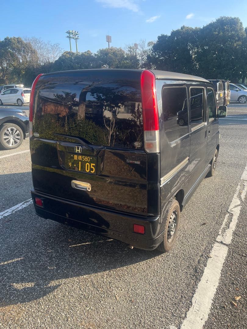 ホンダ バモス　黒 軽バン 2003年式