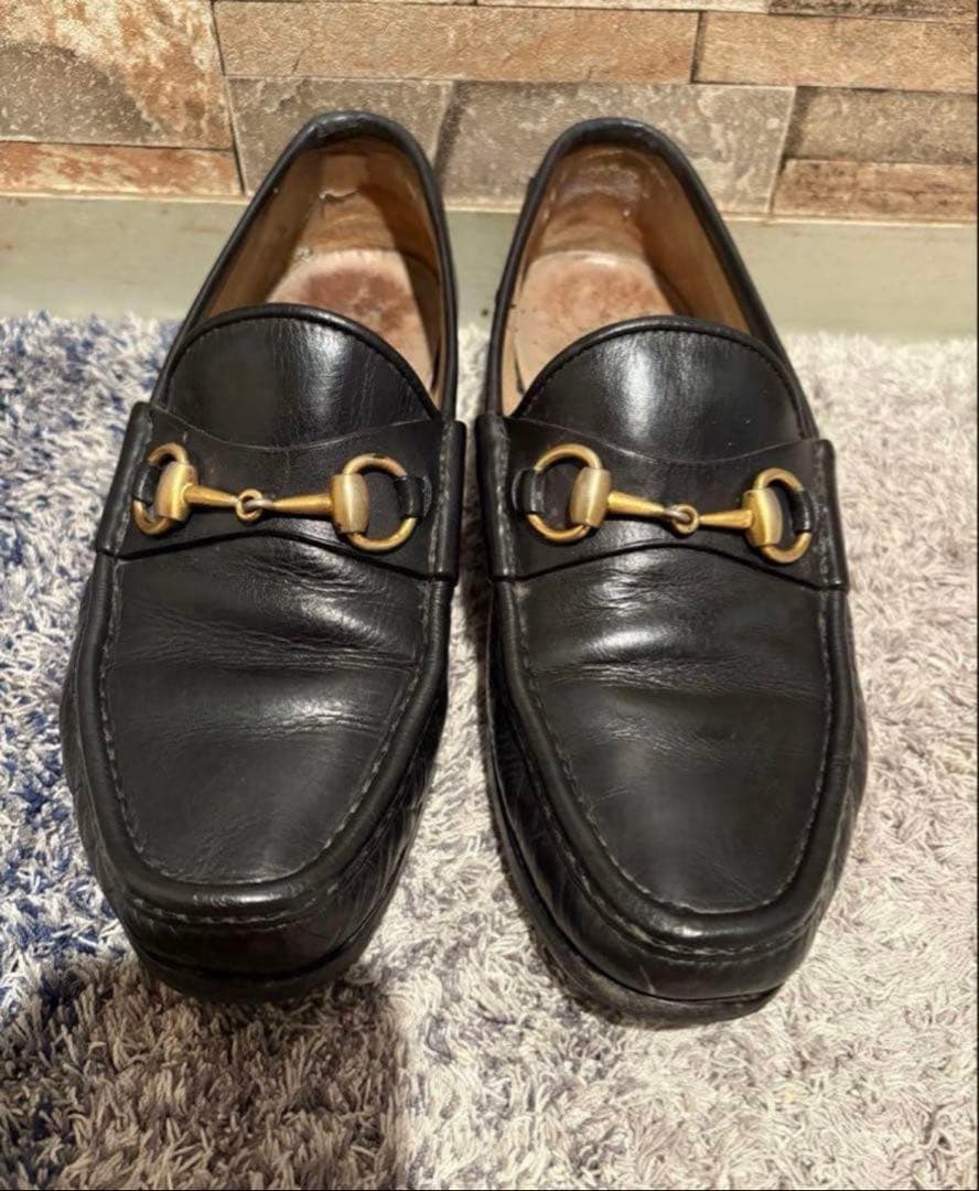 GUCCI ローファー　ビットローファー　25.0