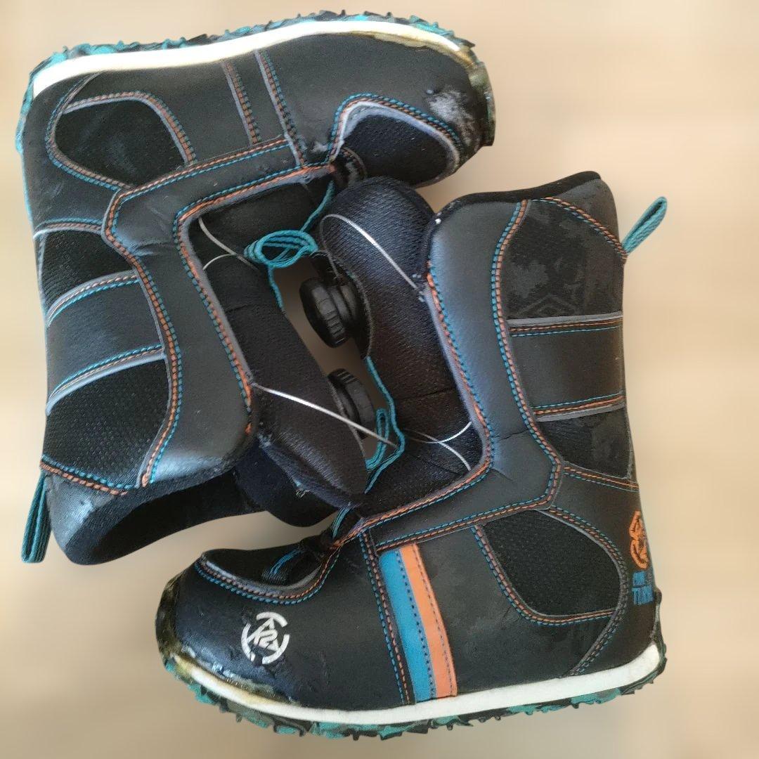 K2 MINI TURBO 100スノーボード ブーツケーツーキッズビンディング