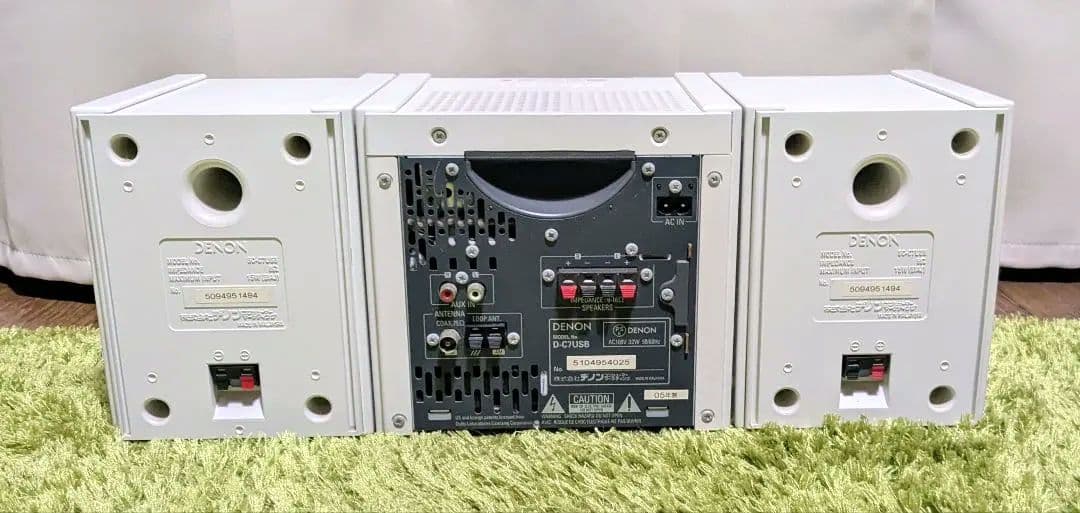 DENON PERSONAL AUDIO SYSTEM CD/MDコンポ