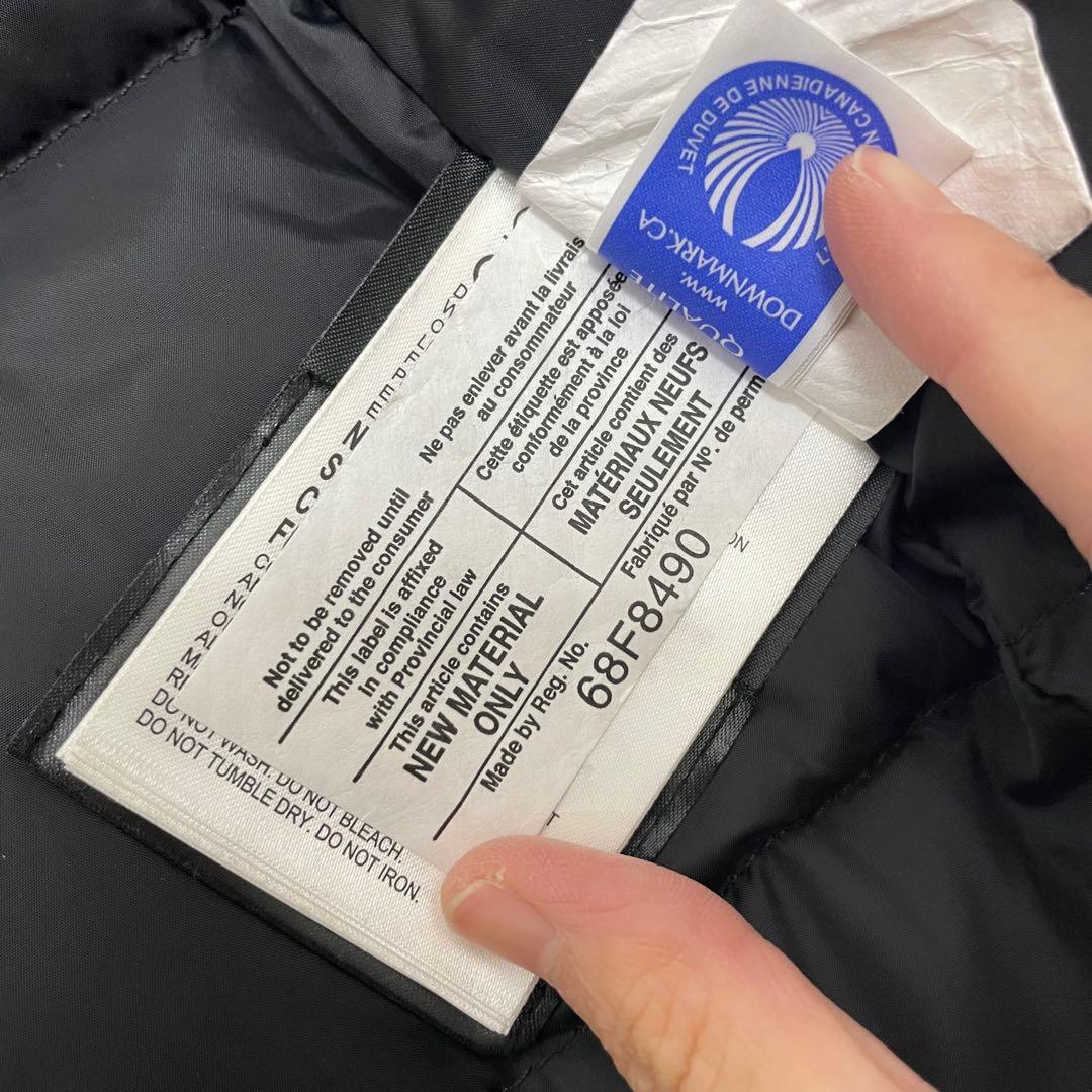 カナダグース ケンジントンパーカ ブラック Sサイズ ダウンジャケット