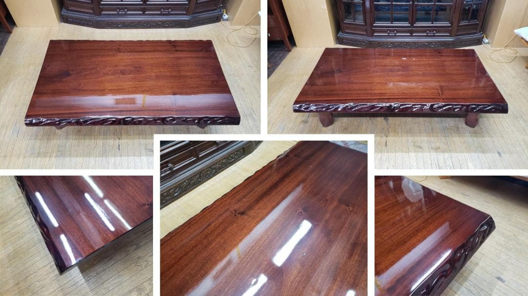 seigetu　美品　一枚板　無垢　座卓