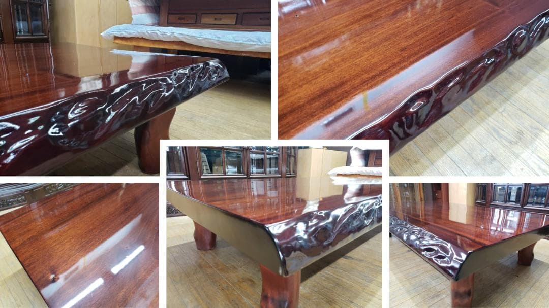 seigetu　美品　一枚板　無垢　座卓