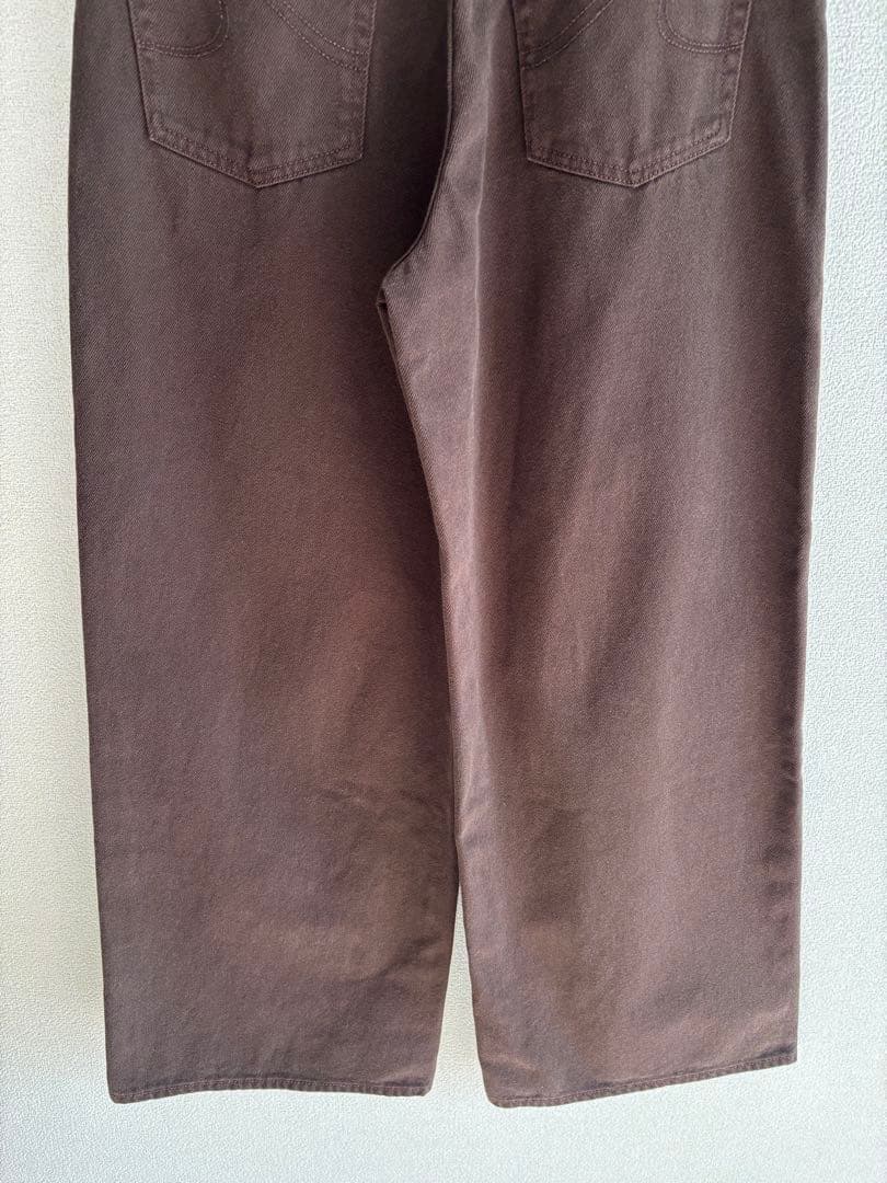 新品・未使用【SeaRoomlynn】ワイドウエストバギー SRN05 ブラウン