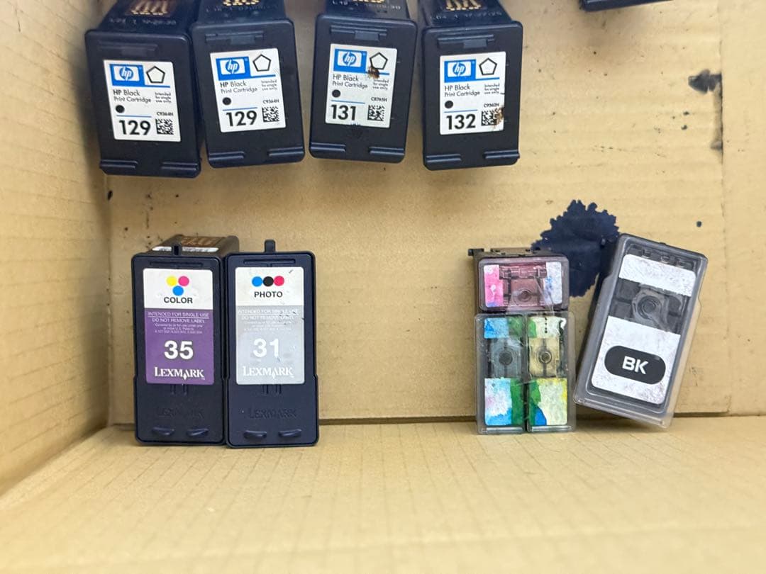 Canon HP LEXMARK 空インクカートリッジ　合計210個