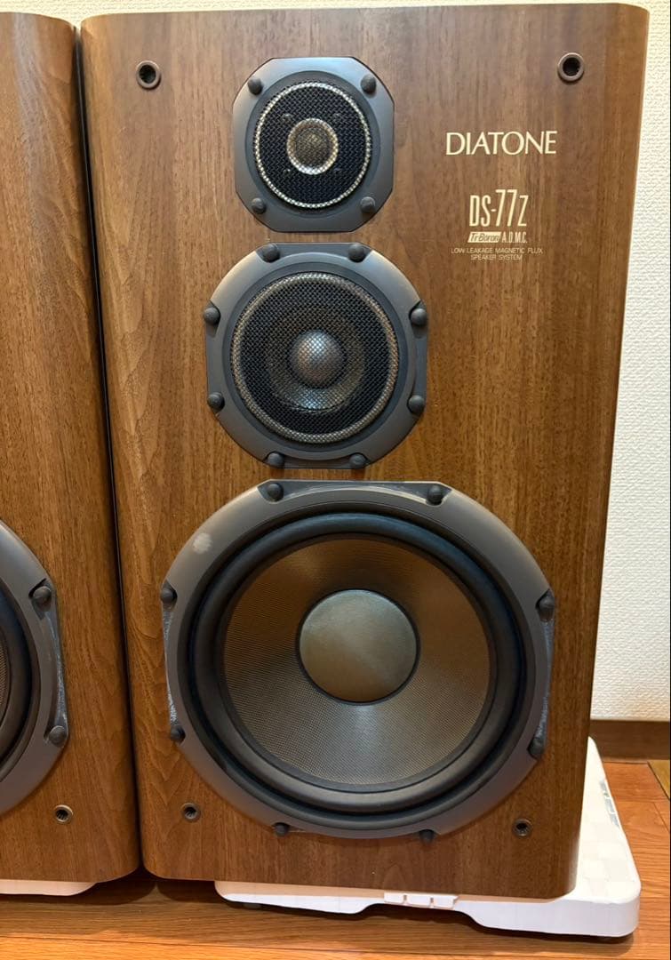 極美品 DIATONE DS-77Z スピーカー ペア ウッド調 名機