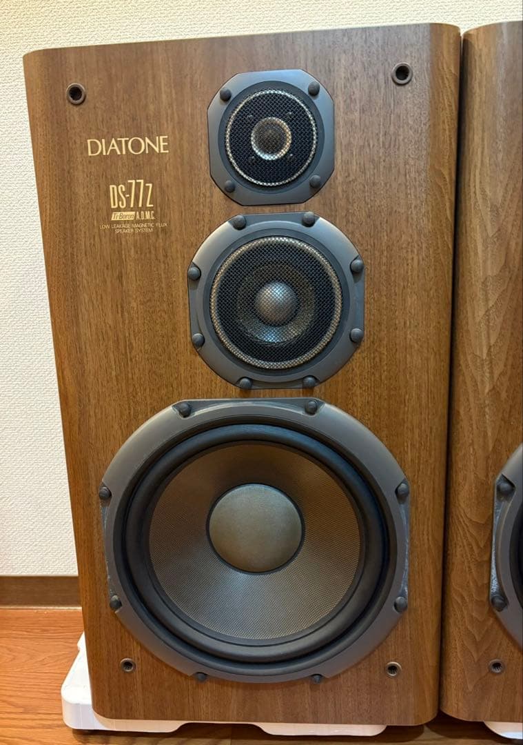 極美品 DIATONE DS-77Z スピーカー ペア ウッド調 名機