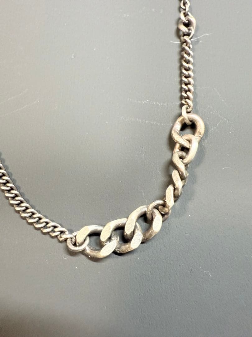 PRY 3way Silver Mix Chain Necklace シュウト