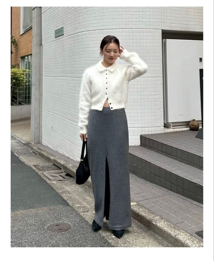 CLANE クラネANGORA SHORT KNIT CARDIGAN