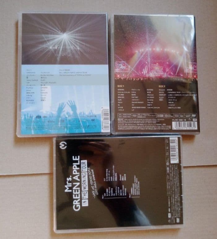 新品未開封 Mrs.GREEN APPLE DVD 3作品