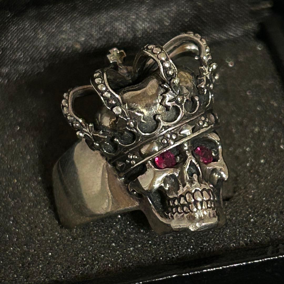 ジャスティン デイビス エッセンシャルスカル リング クラウン 17号 指輪