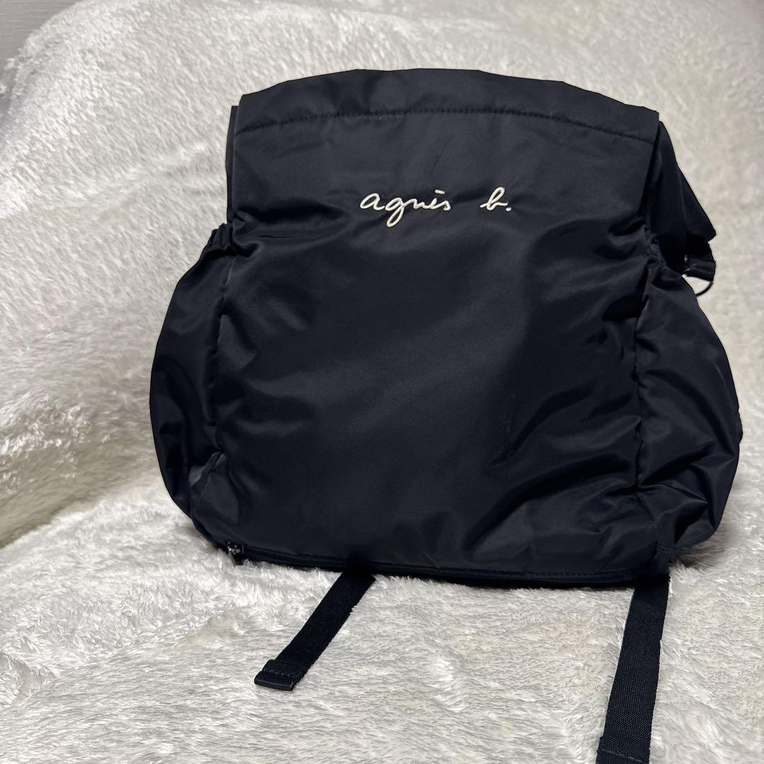 agnès b. アニエスベー 2way ペアレンツバッグ マザーズバッグ