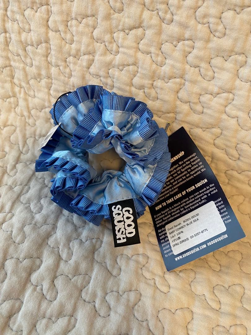 【新品タグ付】GOOD SQUISH BABY COWBOY BLUE シュシュ