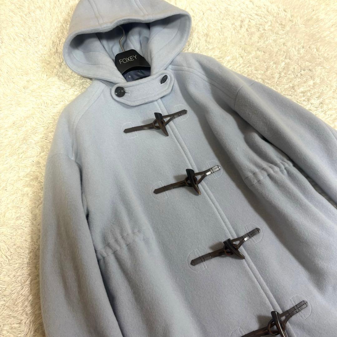 ルーニィ　ウール　ダッフルコート　ロングコート　ウエスト調節　美ライン