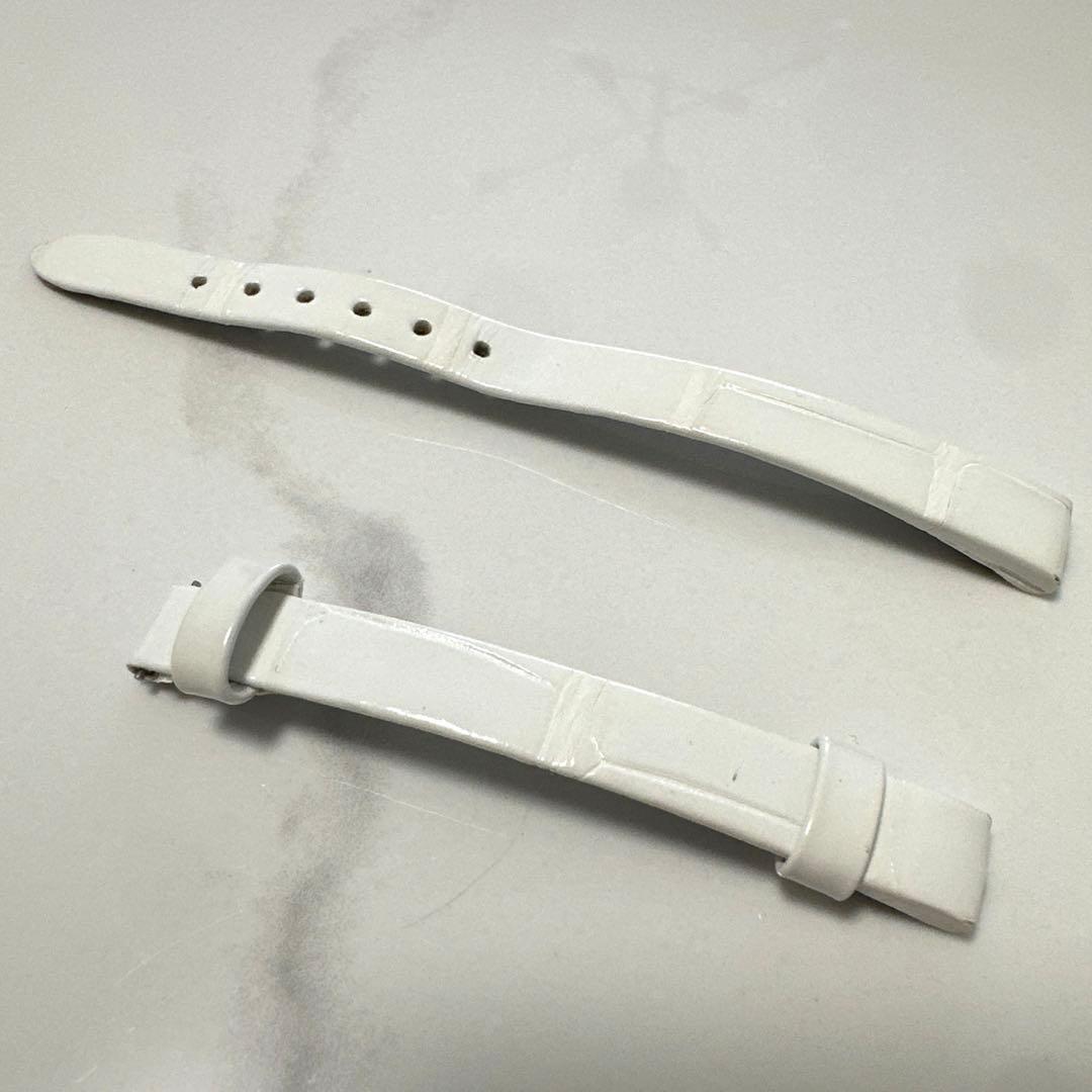 ヴァンクリ スウィートアルハンブラウォッチ 替えベルト 白