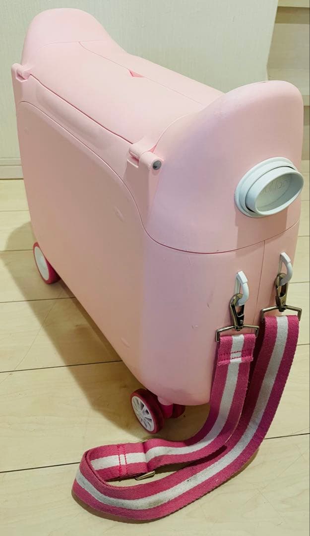 スーツケース　子供乗せ　機内持ち込みMuuHoo ピンク キャリーケース