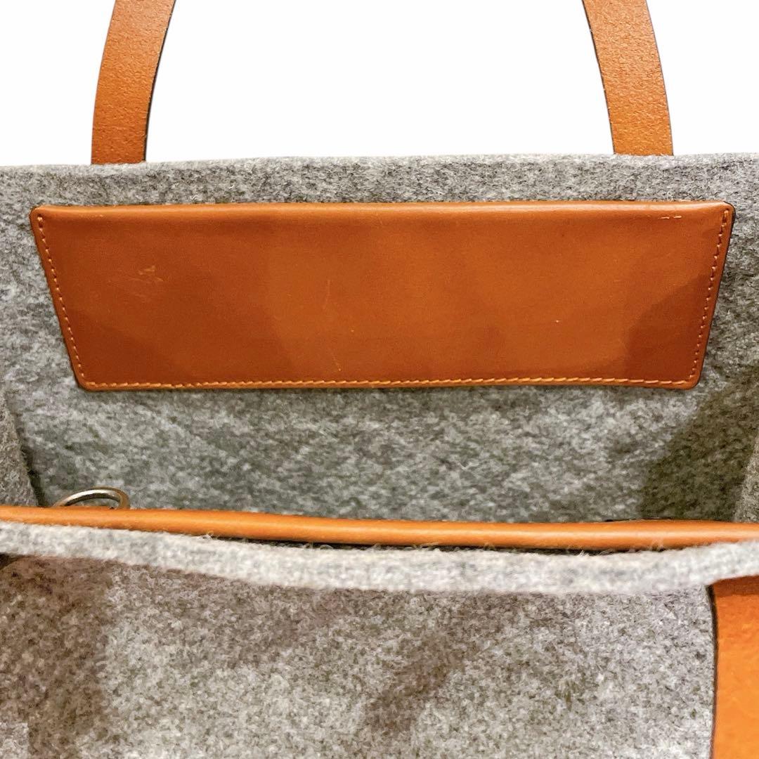 美品⚑GUCCI グッチ トートバッグ ディアマンテ グレー ウール