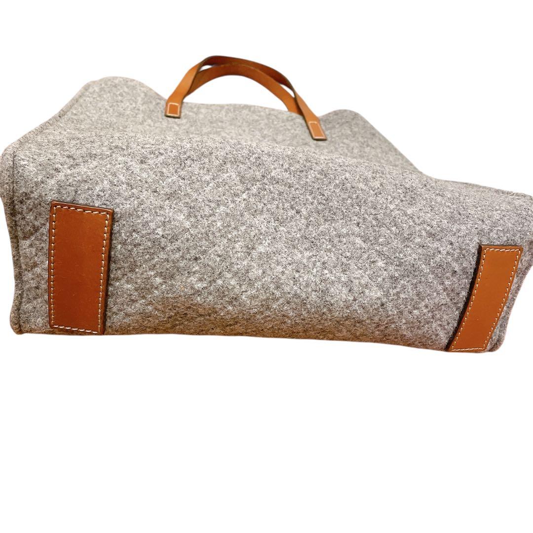 美品⚑GUCCI グッチ トートバッグ ディアマンテ グレー ウール