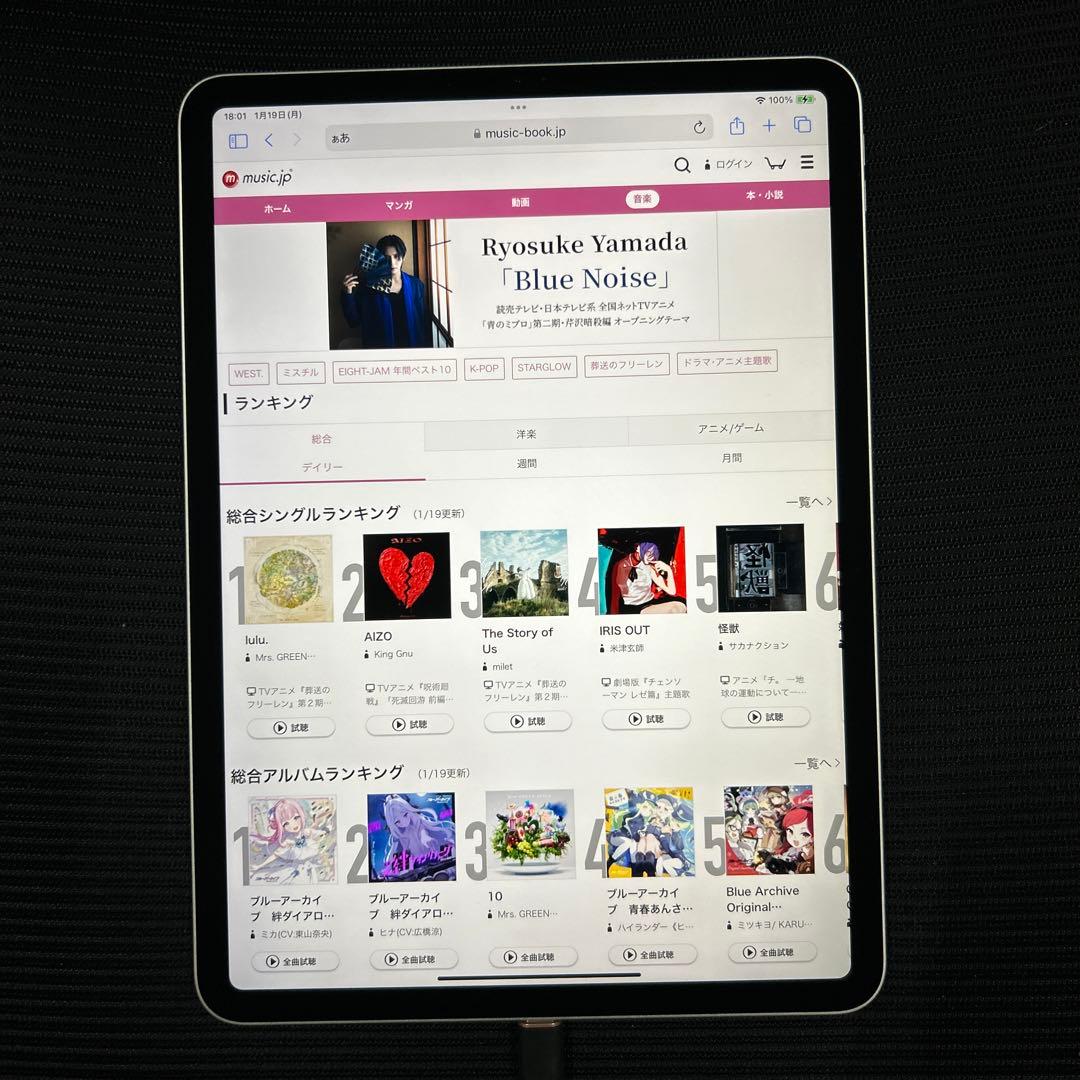 Apple iPad Pro 11インチ (第２世代) Wi-Fi 512GB