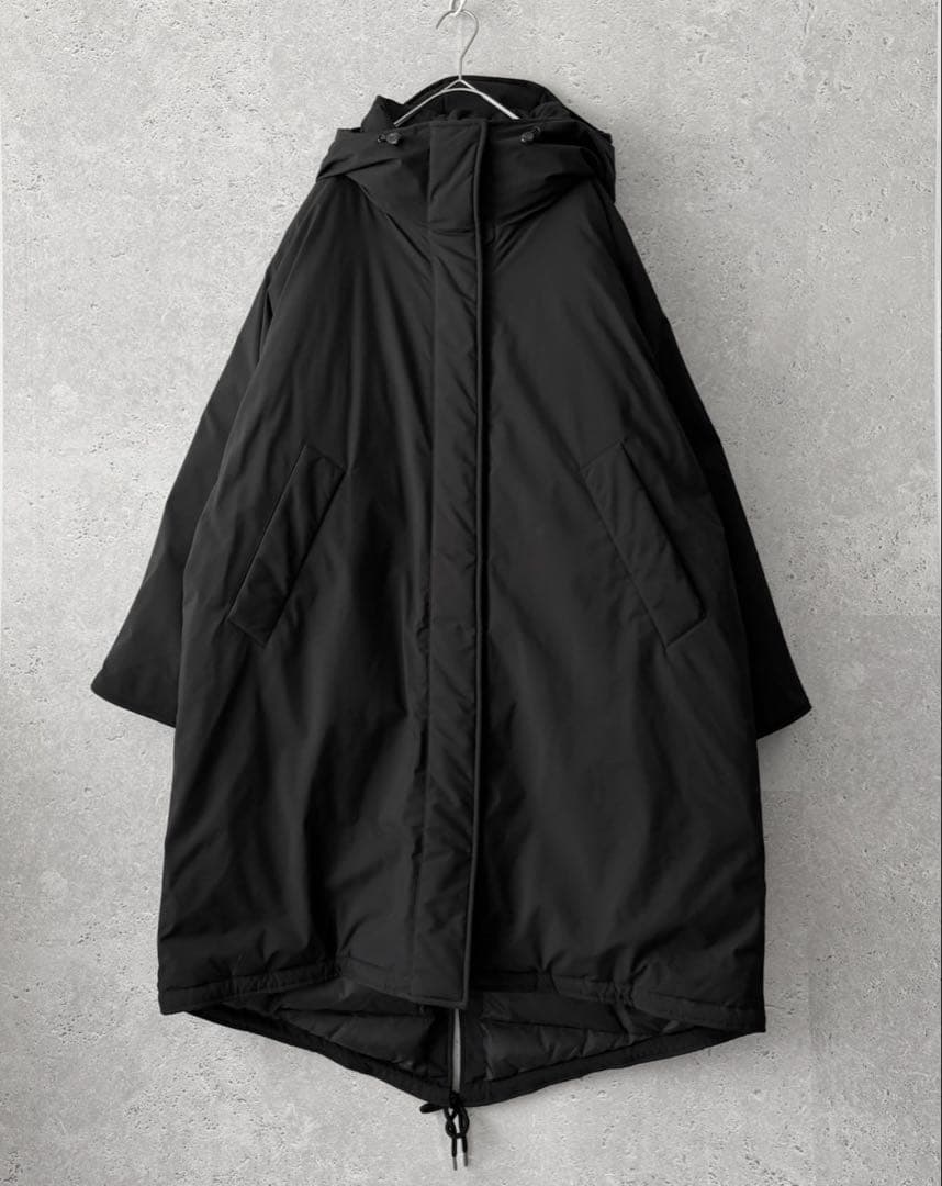 Spick&Span 撥水フーデッドダウンコート38 ブラック