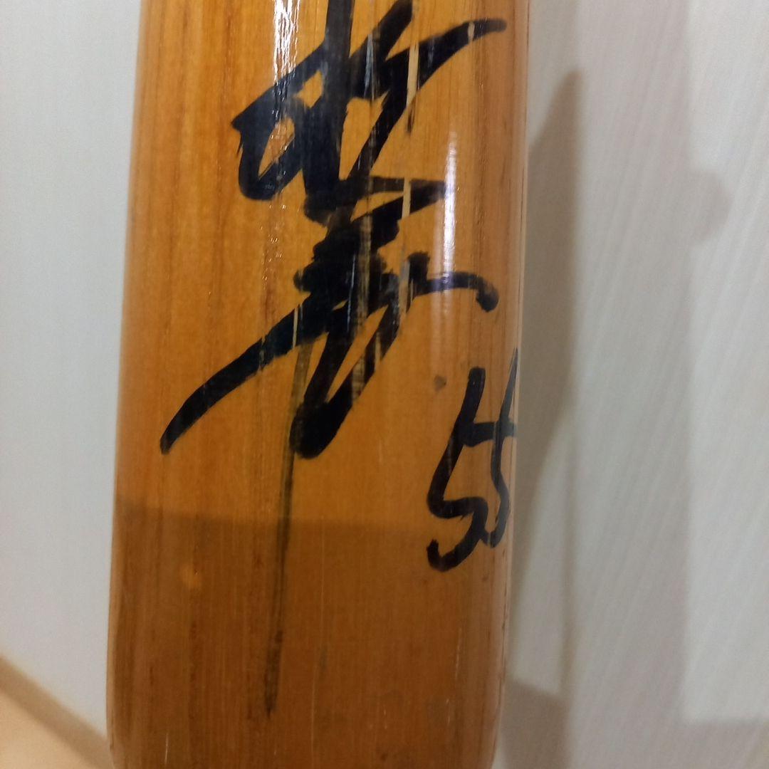 松井秀喜選手(巨人)　直筆サインバット