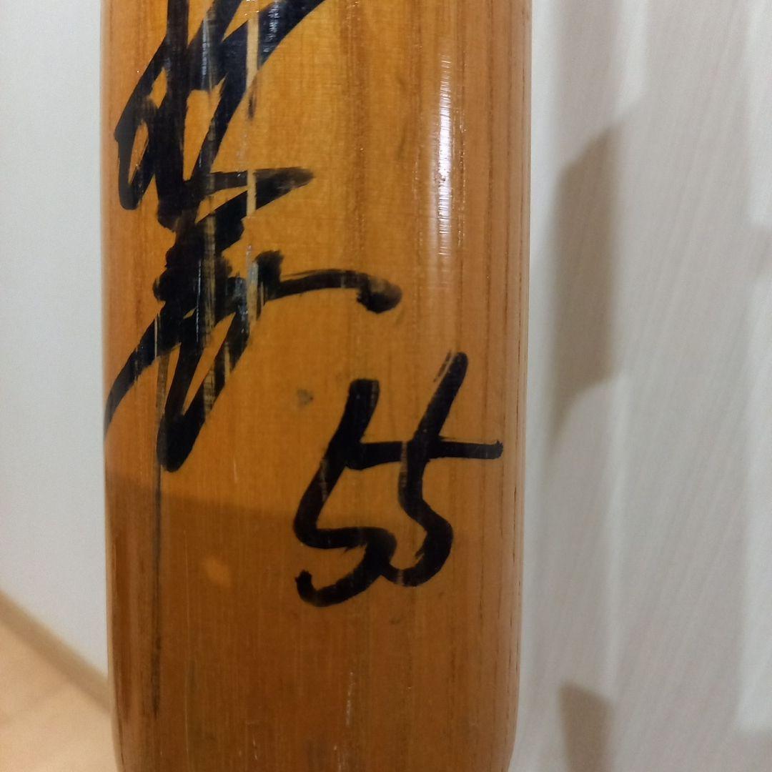 松井秀喜選手(巨人)　直筆サインバット