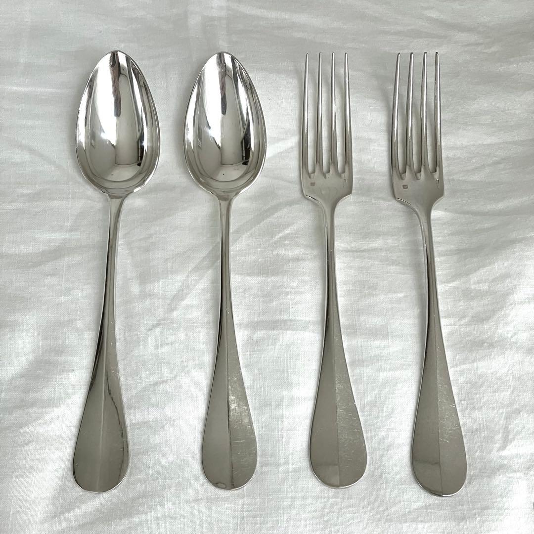 19世紀 フランス CHRISTOFLE アンティーク フォーク スプーン