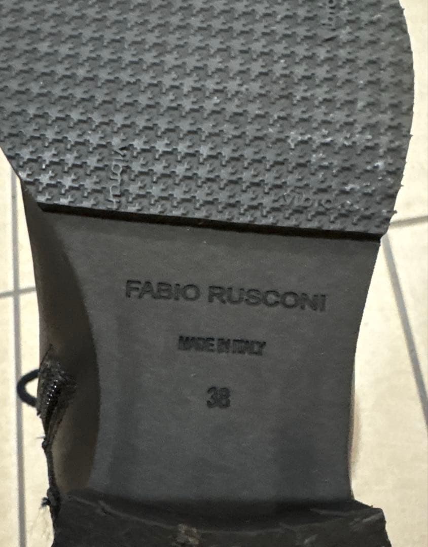 【美品】ファビオルスコーニ レースアップブーツ