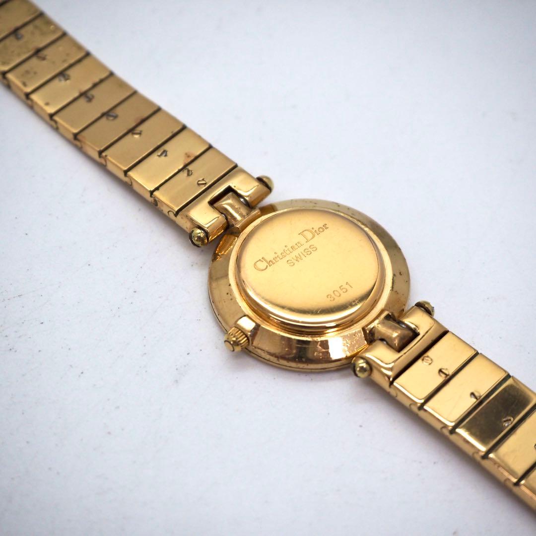専用605 ディオール　時計　ゴールド　3051 レディース　ホワイト Dior