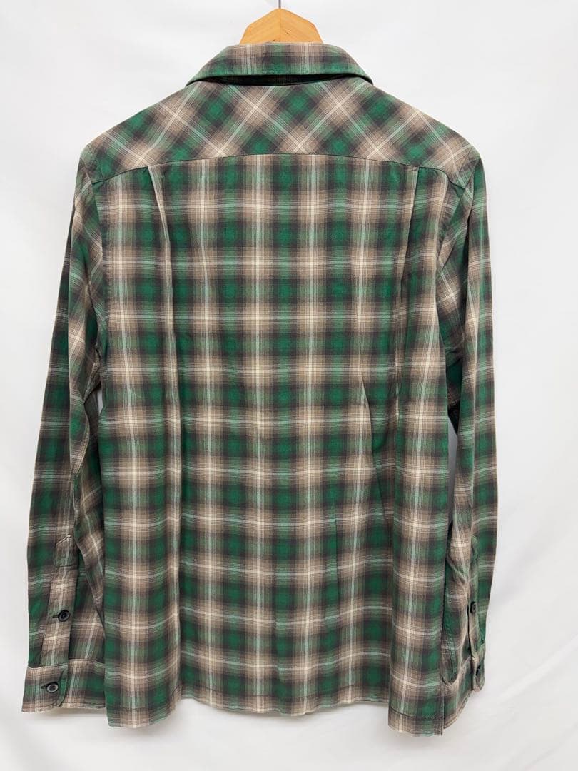 RRL（ダブルアールエル）オンブレチェック オープンカラーシャツ