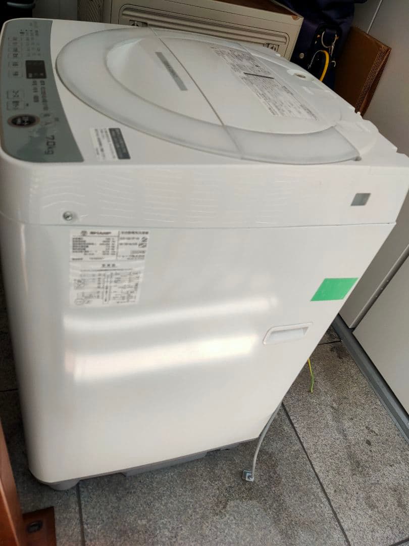 8/27まで。値下中【22年製】SHARP ES-GE7F 自動洗濯機 7kg