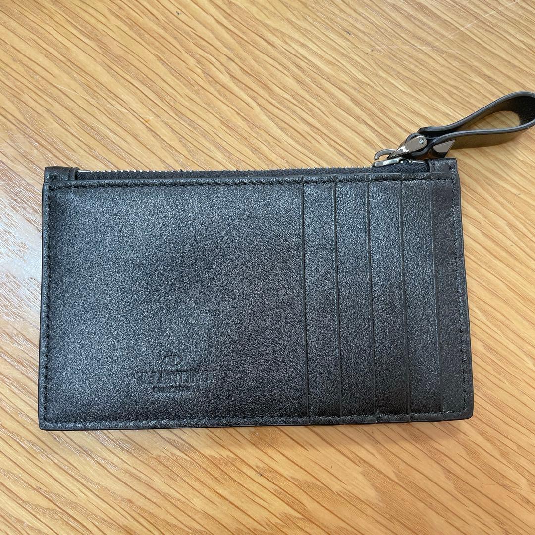 VALENTINO GARAVANI ブラック カードケース フラグメントケース