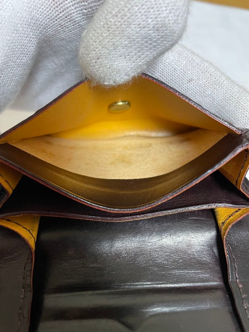 GANZO ガンゾGUD2 カード入れ付き小銭入れ バーガンディ