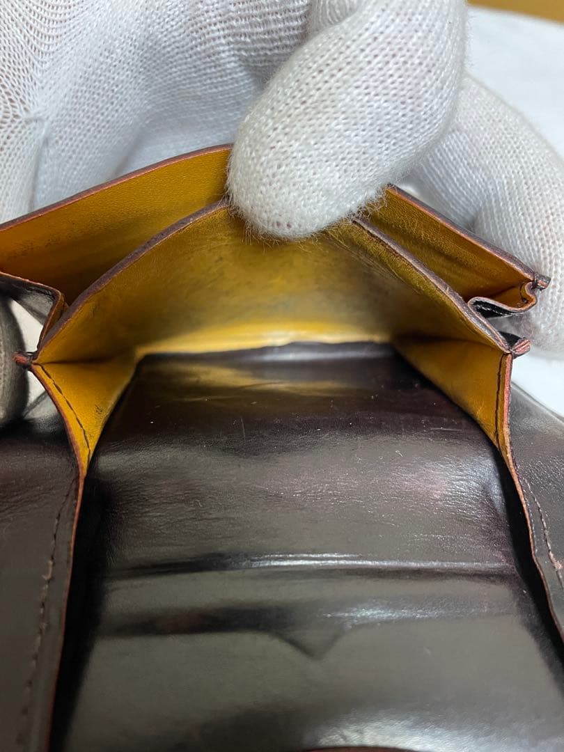 GANZO ガンゾGUD2 カード入れ付き小銭入れ バーガンディ