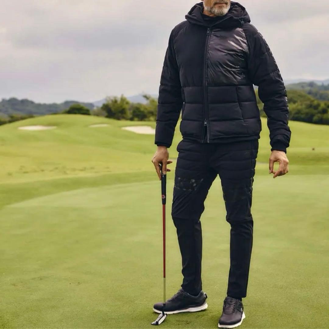 新品【LUXEAKMPLUS】ゴルフ　パデッドジャケット　中綿ジャケット　XL