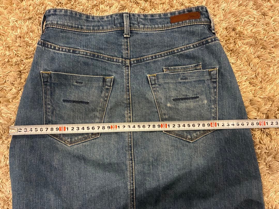 美品！ヤヌーク　マキシ Aライン スカート　CFB サイズM