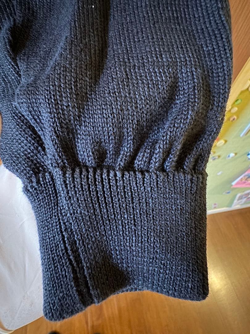 m*e様 FOXEY ブラック 綿100%ニットカーディガン Fサイズ