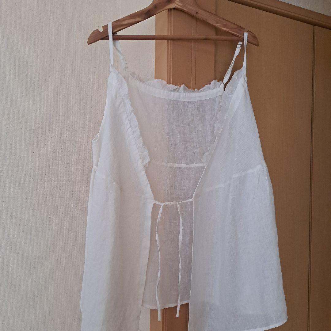 journal standard luxe 60リネン キャミブラウス