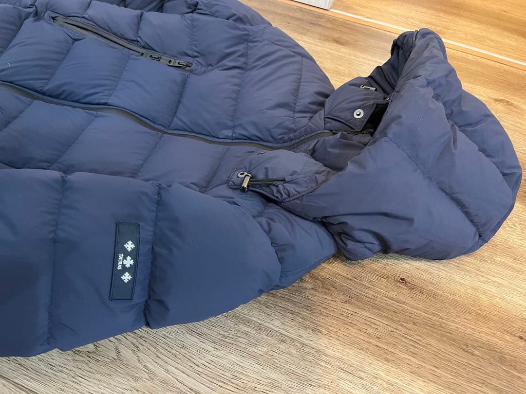タトラス　メンズ　ダウン　ボルボレ　BORBORE ネイビー　サイズ　02