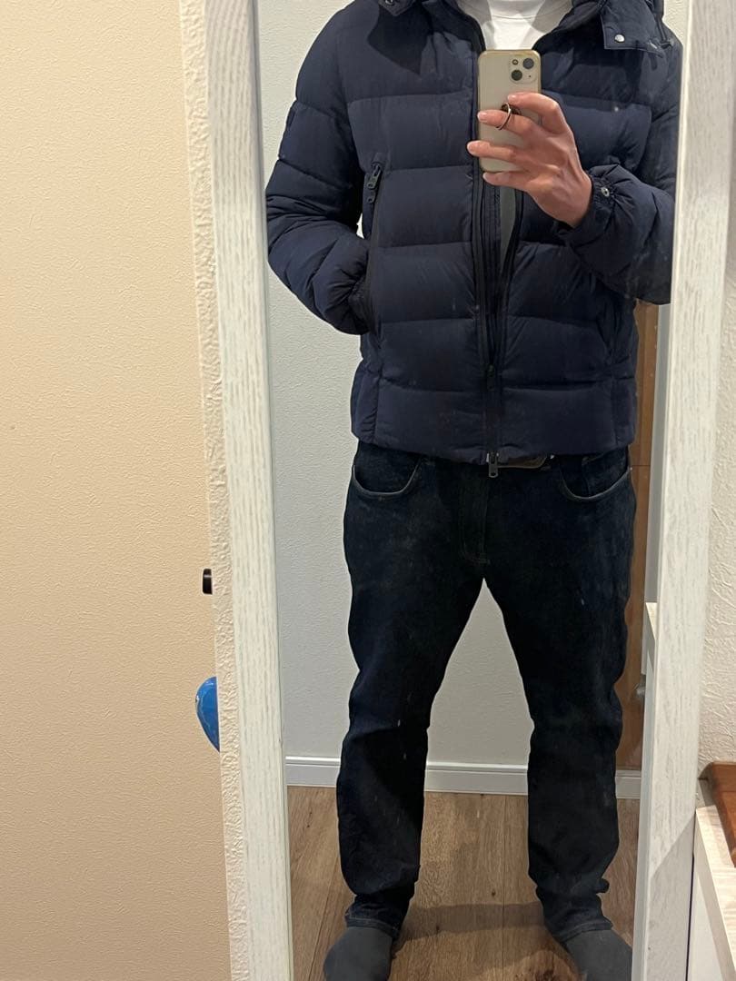 タトラス　メンズ　ダウン　ボルボレ　BORBORE ネイビー　サイズ　02