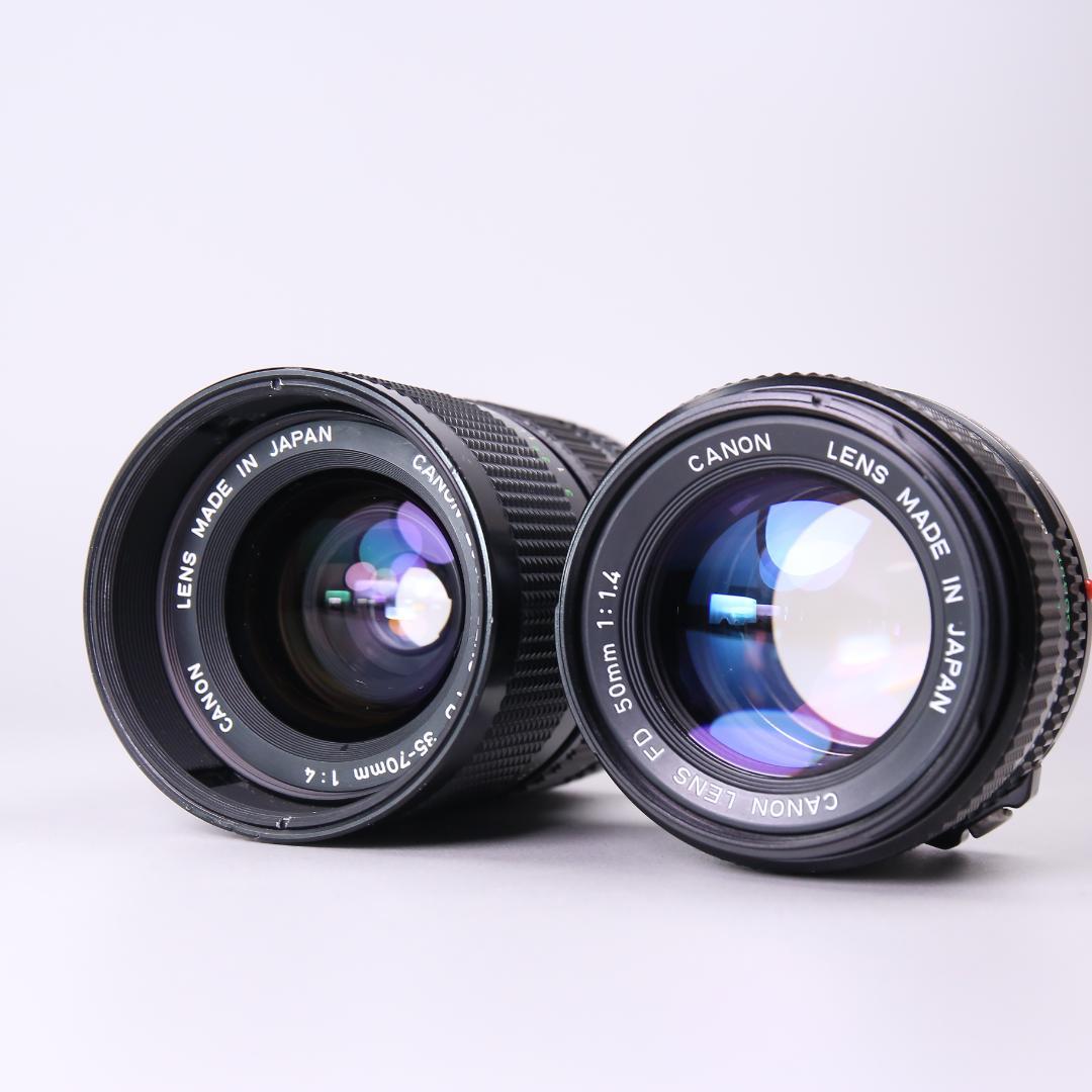 ☆完全動作＆美品☆Canon AE-1 PROGRAM レンズ２本　＃510